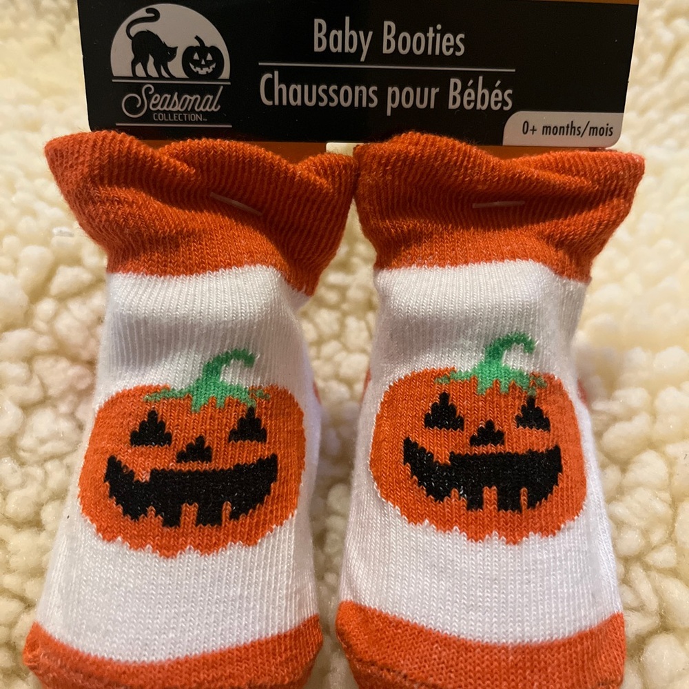 Halloween Baby Pumpkin Socks